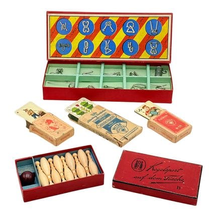 Set da gioco, “Kegelsport auf dem Tische”, Otto Fi