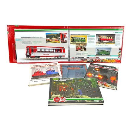 Lote de libros sobre maquetas de trenes: «Greenber