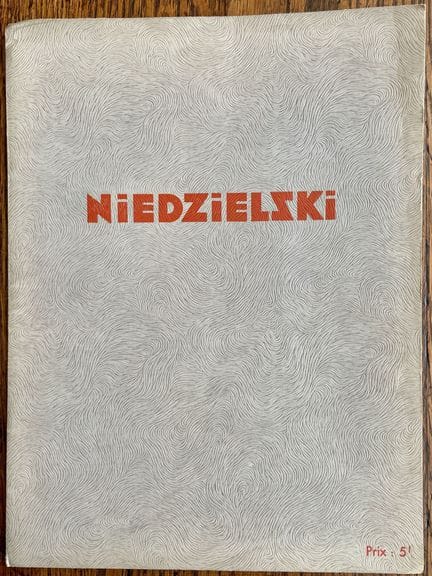 NIEDZIELSKI.

Niedzielski. París, sin editorial, h