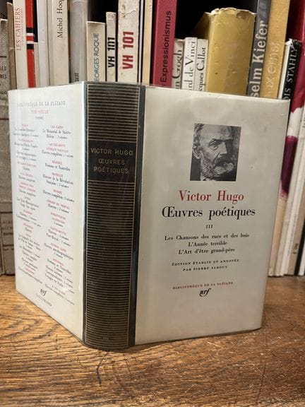 HUGO (Víctor). — Obras poéticas. III: Las cancione