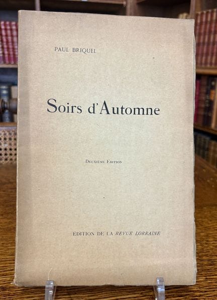 BRIQUEL (Paul) — Noches de otoño

Nancy, Édition d