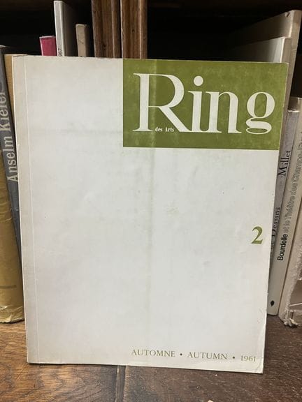 RING DES ARTS. — N.º 2. Otoño de 1961.

Bruselas, 