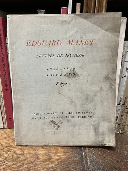 MANET (Édouard). — Cartas de juventud. 1848-1849. 