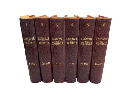 LAROUSSE SIGLO XX
Seis volúmenes encuadernados
Bue