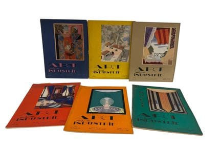 ART ET INDUSTRIE 
1926
Ensemble de 6 revues 
Avril