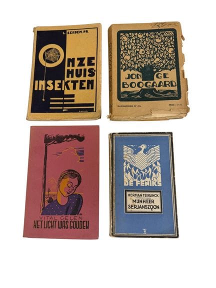 LIVRES ANNÉES 30/40
Ensemble de 4 livres en flaman