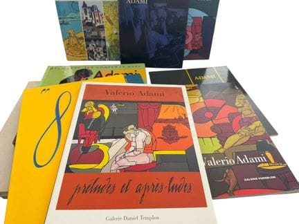 VALERIO ADAMI
Colección compuesta por 10 obras