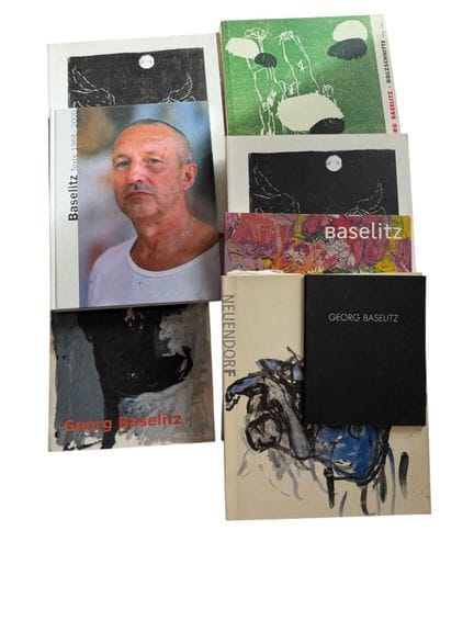 BASELITZ
Ensemble de 8 livres et fascicules sur l'