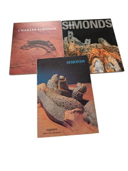 CHARLES SIMONDS
Ensemble de 3 livres de l'artiste 