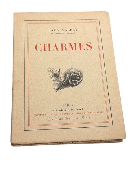 PAUL VALERY (1871-1945) - CHARMES
A work by Paul V