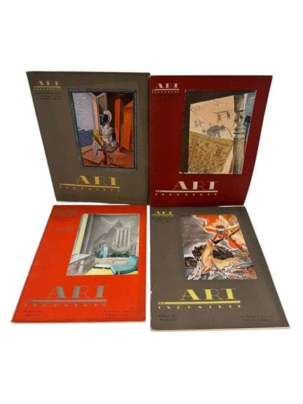 ART ET INDUSTRIE 
1930
Ensemble de 4 revues 
Janvi