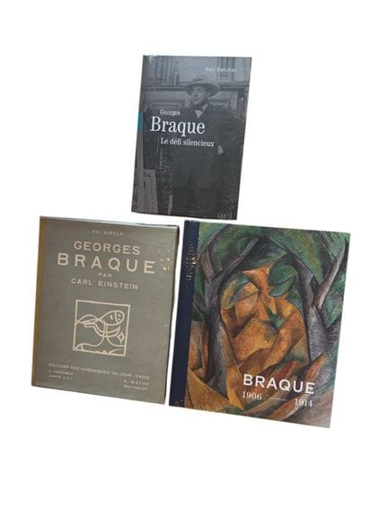 GEORGES BRAQUE
Ensemble de 3 livres 
- Braque, 190