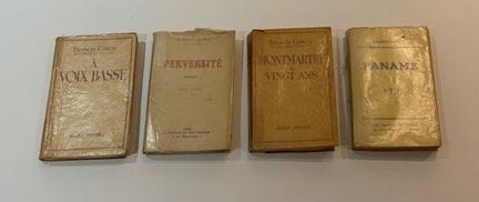 FRANCIS CARCO (1886-1958) - SET OF 4 AUTOGRAPHED B