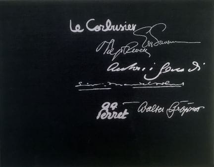 LE CORBUSIER, EERO SAARINEN, VILJO REVELL, ANTONI 