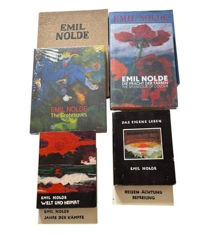 EMIL NOLDE
Ensemble de 8 livres
dont 2 sous bliste