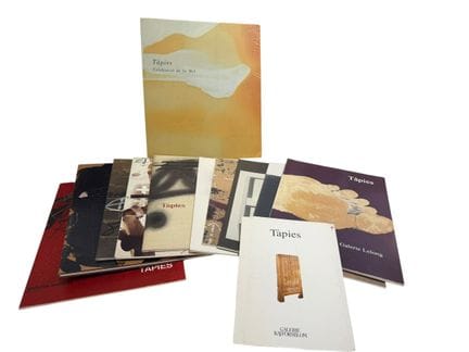 ANTONI TAPIES
A collection comprising
booklets, ex