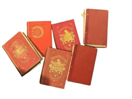 MISCELLANEOUS BOOKS
Set of 6 books: 
Jules Verne, 