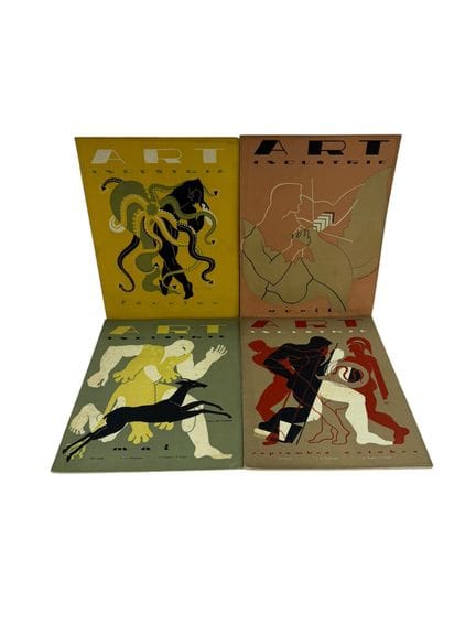ART ET INDUSTRIE 
1933
Ensemble de 4 revues 
Févri
