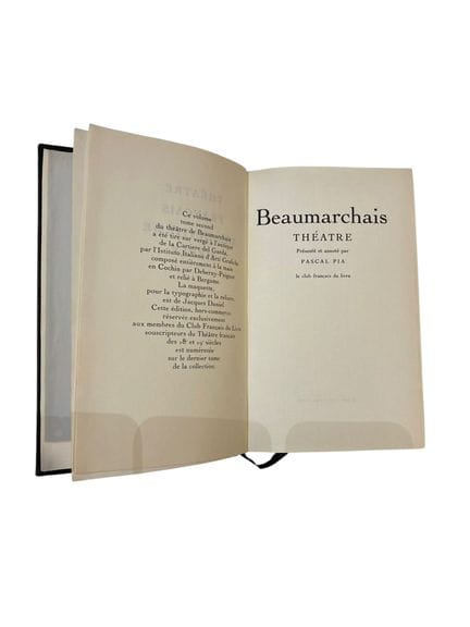 BEAUMARCHAIS (Pierre-Augustin Caron de)
Beaumarcha