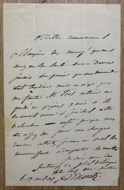 VISCONTI (Louis-Tullius-Joachim) (1791-1853).

Arq