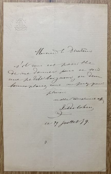 COHEN (Jules Émile David) (1830-1901). Compositor 