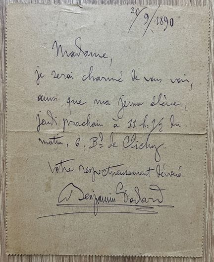 GODARD (Benjamin) (1849-1895), compositor, violini