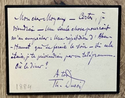 DUBOIS (Théodore) (1837-1924), compositor, organis
