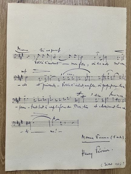 FÉVRIER (Henry) (1875-1957), compositor francés, a