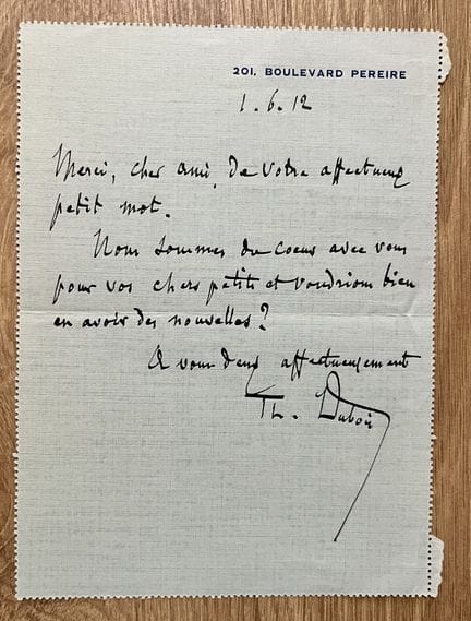 DUBOIS (Théodore) (1837-1924), compositor, organis