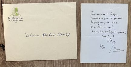 DUBOIS (Théodore) (1837-1924), compositor, organis