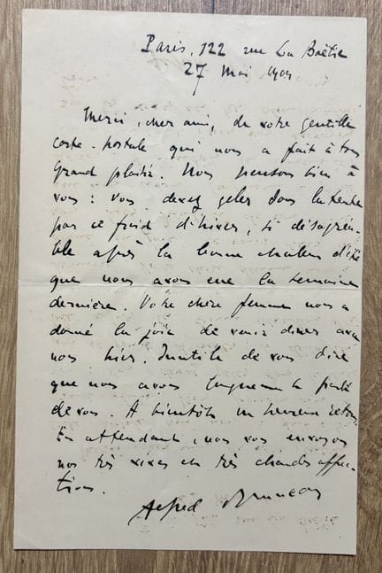 BRUNEAU (Alfred) (1857–1934). French composer and 
