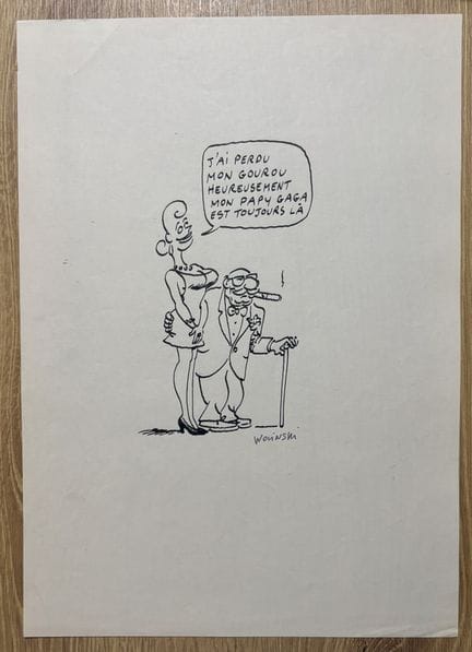WOLINSKI (Georges) — «He perdido a mi gurú»

Dibuj