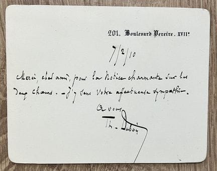 DUBOIS (Théodore) (1837-1924), compositor, organis