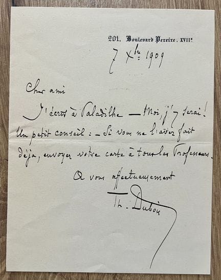 DUBOIS (Théodore) (1837-1924), compositor, organis