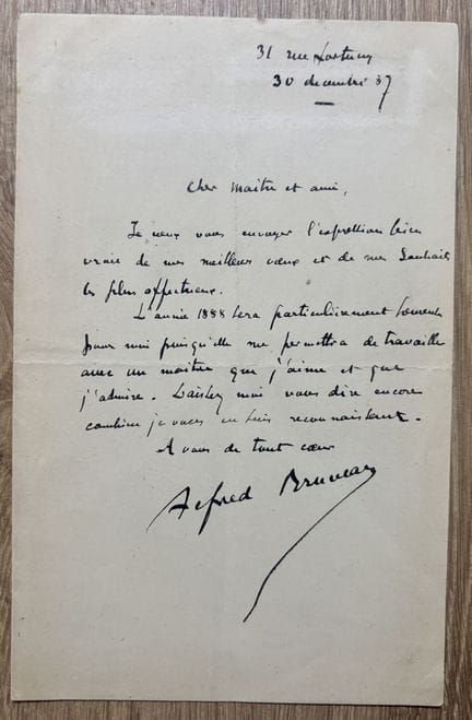 BRUNEAU (Alfred) (1857–1934). French composer and 