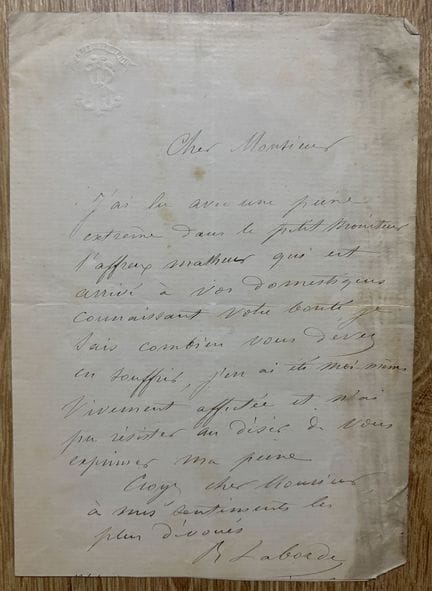 LABORDE (Rosine, conocida como Mlle Villaume) (182