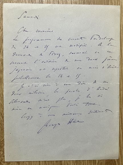 HÜE (Georges) (1858-1948). Compositor francés, aut