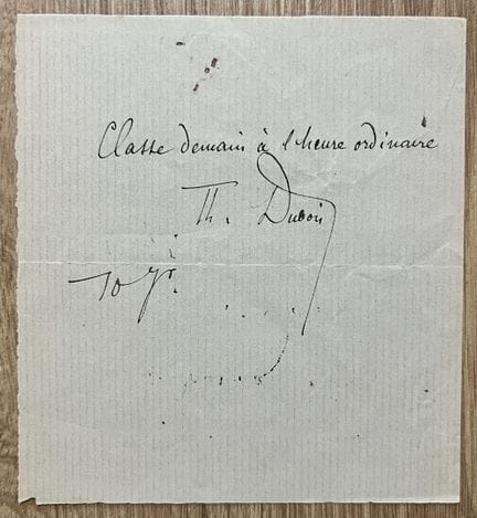 DUBOIS (Théodore) (1837-1924), compositor, organis