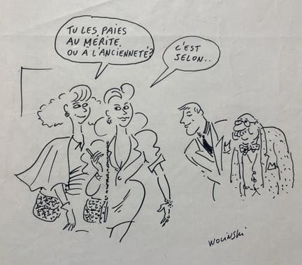 WOLINSKI (Georges) — «¿Por méritos o por antigüeda