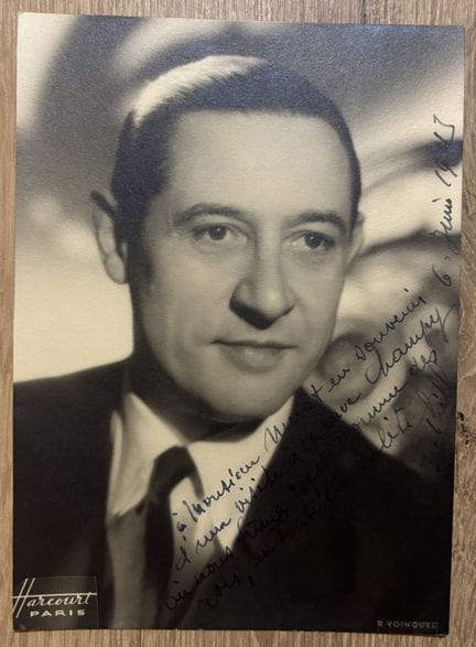 THILL (Georges) (1897-1984). Famoso tenore frances