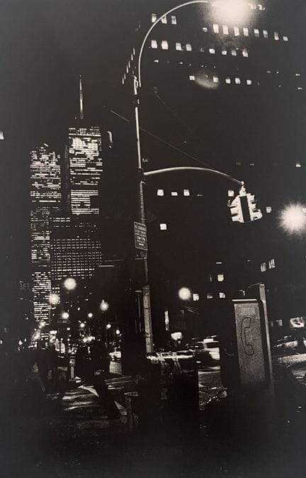 Elisabeth HERING
"WTC at Night", New-York, 1999 
T