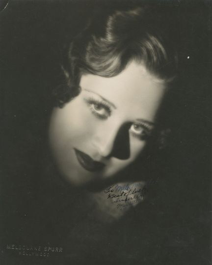 Melbourne SPURR (1888–1964) 
Portrait of actress N