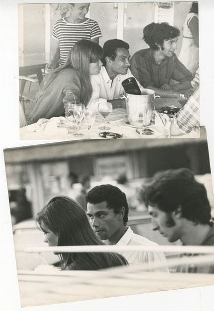 Françoise Hardy &amp; Jean-Marie Perrier
at a rest