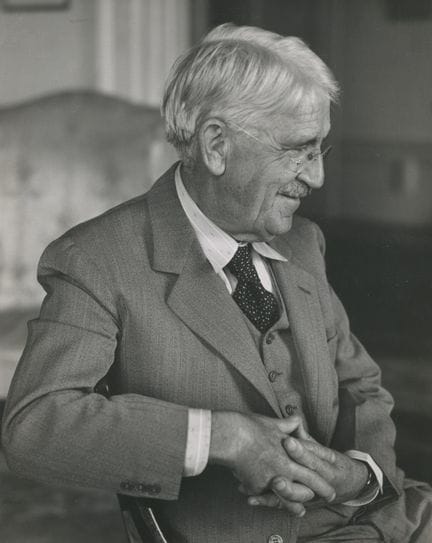John Dewey 
Portrait of the psychologist and found