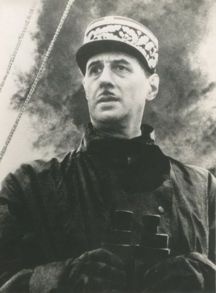 Charles de Gaulle 
Portrait of the General during 