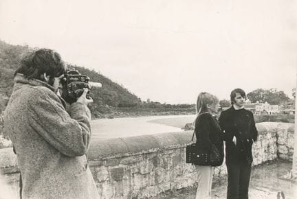The Beatles in India
Ringo Starr and his wife, pho