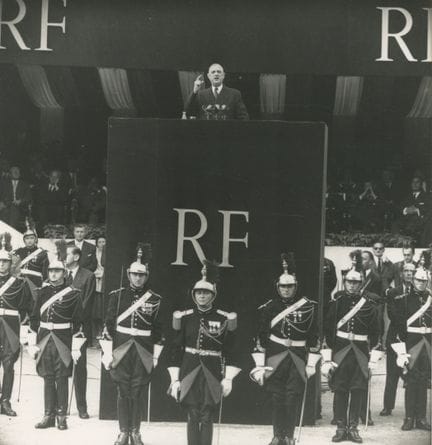 Charles de Gaulle 
General de Gaulle at Place de l