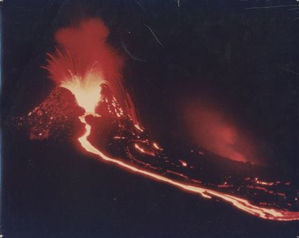 Marcel ICHAC (1906–1994) 
Lava, Volcano, 1963
Colo