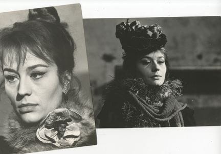 Annie Girardot 
Wearing late 19th-century costumes