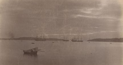 Seascape
"View of the Brest Harbor," November 1887